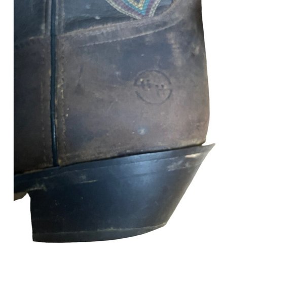 Double H Womens Buckaroo Boots Old Town DH5211 Size 9 M Brown Western Rodeo - Picture 6 of 14